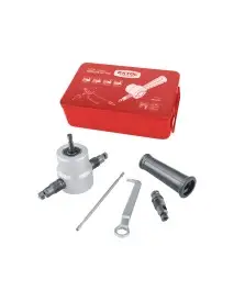 Adaptor pentru bormasina taiere tabla, EXTOL PREMIUM, 8813651, bilateral in cutie metalica