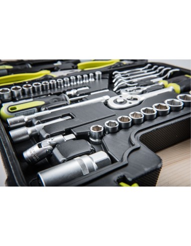 Set de scule 303 piese, EXTOL CRAFT, 918303, Fibra de sticla, Burghie HSS Set de scule 303 piese, EXTOL CRAFT, 918303, Fibra de sticla, Burghie HSS