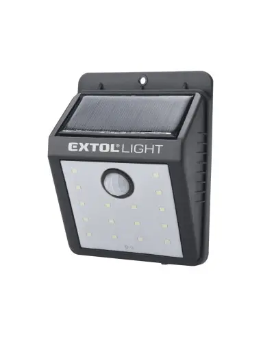 Aplica perete, EXTOL LIGHT, 43130, Solar, senzor miscare