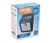 Aplica perete, EXTOL LIGHT, 43130, Solar, senzor miscare