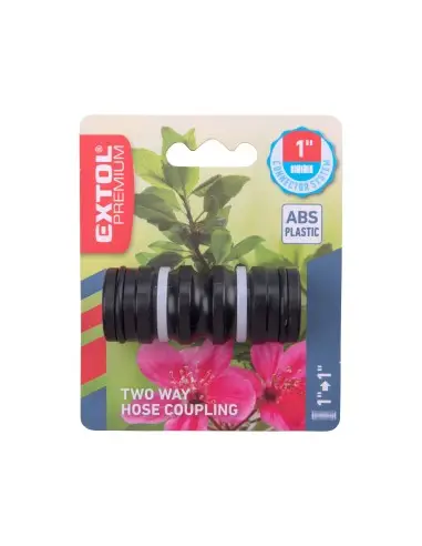 Cupla & conector 1", 8876511, ABS, Conector dublu
