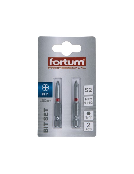 Capete surubelnita 2 buc, PH 1x50mm, 4741211, S2, blister Capete surubelnita 2 buc, PH 1x50mm, 4741211, S2, blister