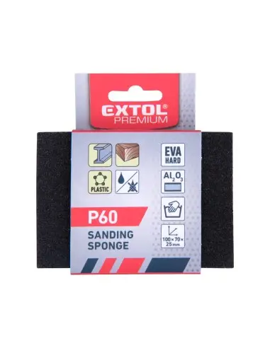 Burete slefuire, EXTOL PREMIUM, 8803662, P60, corundum