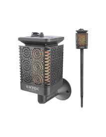 Lampa LED cu flacara, EXTOL LIGHT, 43133, 12x LED, solar