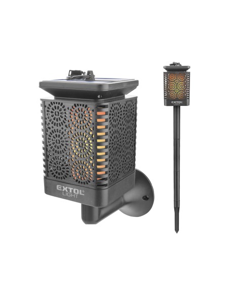 Lampa LED cu flacara, EXTOL LIGHT, 43133, 12x LED, solar