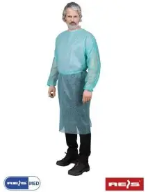 Halat de prtectie, de unica folosinta verde Fvisit Reis -