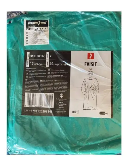 Halat de prtectie, de unica folosinta verde Fvisit Reis - 