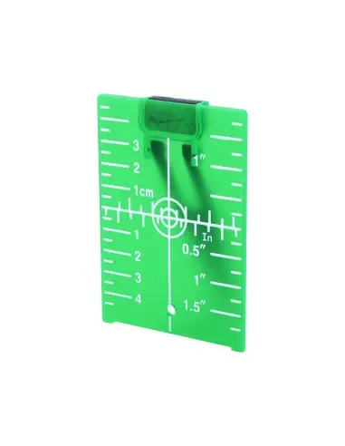 Laser target plate, EXTOL PREMIUM, 8823396, Verde, 105x75 mm