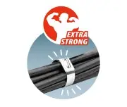 Cleste cabluri inox, EXTOL PREMIUM, 8856201, latime 12mm, grosime 0,4mm