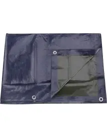 Folie prelata 2x8m, 150g/m2, EXTOL PREMIUM, 14109, PE, laminata