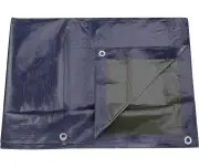 Folie prelata 2x8m, 150g/m2, EXTOL PREMIUM, 14109, PE, laminata