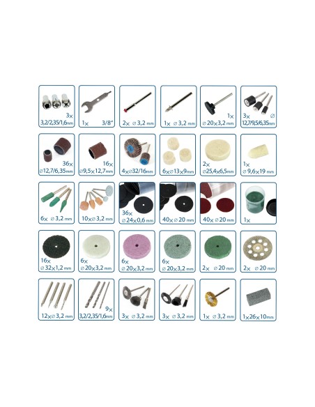 Set 276 pcs, EXTOL CRAFT, 903772, Tija 3,2 mm Set 276 pcs, EXTOL CRAFT, 903772, Tija 3,2 mm