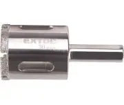 Burghiu diamantat sticla si ceramica, EXTOL PREMIUM, 8801987, 30 mm, viteza 400-1000 rot./min.