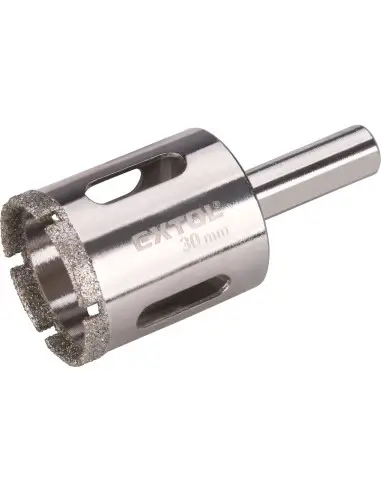 Burghiu diamantat sticla si ceramica, EXTOL PREMIUM, 8801987, 30 mm, viteza 400-1000 rot./min.