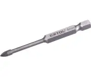 Burghiu carbura sticla ceramica, 4 mm, 8801884, 4 mm, lungime 33 mm