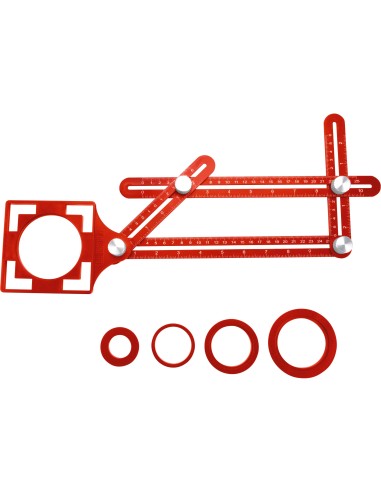 Rigla multifunctionala, EXTOL PREMIUM, 8825122, Aluminiu, 25-40mm Rigla multifunctionala, EXTOL PREMIUM, 8825122, Aluminiu, 25-40mm