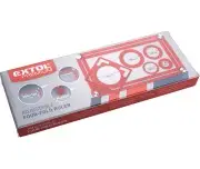 Rigla multifunctionala, EXTOL PREMIUM, 8825122, Aluminiu, 25-40mm