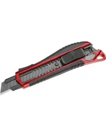 Utility knife 18mm, FORTUM, 4780024, Auto-lock, 14 segmente