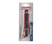 Utility knife 18mm, FORTUM, 4780024, Auto-lock, 14 segmente