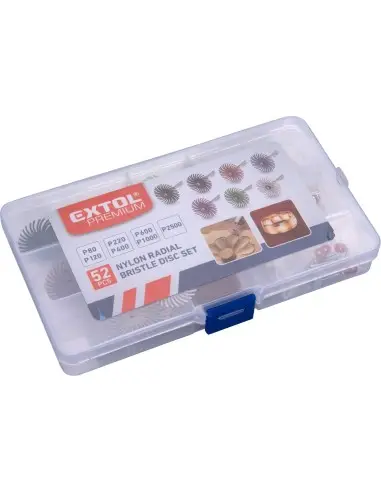 Set discuri radiale, 52pcs, 8803762, ⌀25mm, P80-P2500