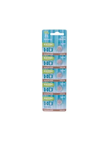 Baterii alcaline, 5 pcs, EXTOL ENERGY, 42055, 1,5V, metalică Baterii alcaline, 5 pcs, EXTOL ENERGY, 42055, 1,5V, metalică