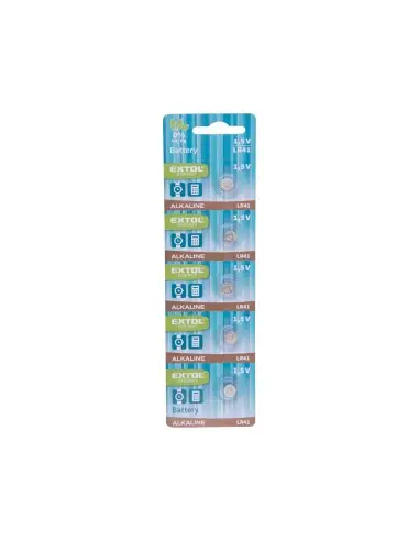 Baterii alcaline 1.5V, EXTOL ENERGY, 42056, 5 buc, metalic Baterii alcaline 1.5V, EXTOL ENERGY, 42056, 5 buc, metalic