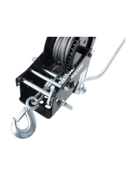 Troliu manual, EXTOL PREMIUM, 8861305, 1350kg, cablu otel