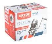 Troliu manual, EXTOL PREMIUM, 8861305, 1350kg, cablu otel