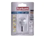Dispozitiv debavurare, FORTUM, 4769002, 3-19 mm, 1/4"