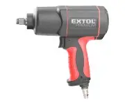 Cheie impact aer 1/2" twin hammer, EXTOL PREMIUM, 8865016, 800Nm, 7000/minută