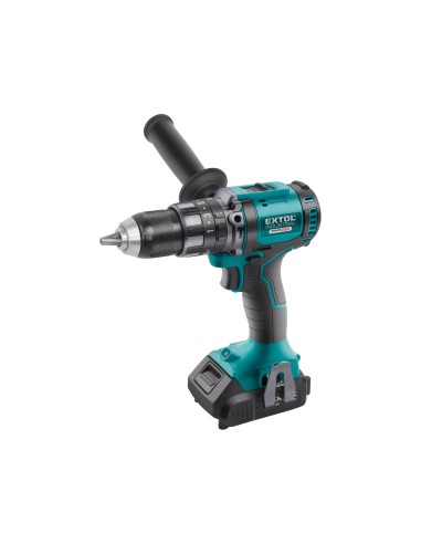 Masina de gaurit cu impact fara perii, EXTOL, 8791802, 20V, 2000mAh Masina de gaurit cu impact fara perii, EXTOL, 8791802, 20V, 2000mAh