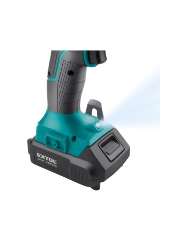 Masina de gaurit cu impact fara perii, EXTOL, 8791802, 20V, 2000mAh Masina de gaurit cu impact fara perii, EXTOL, 8791802, 20V, 2000mAh