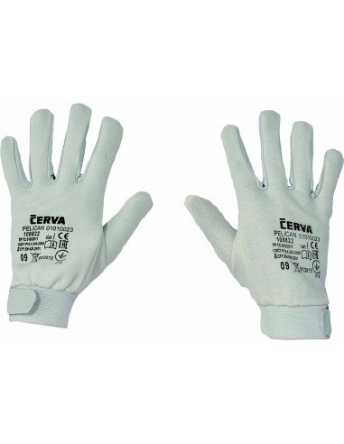 PELICAN - Manusi de protectie din piele combinate Cerva CERVA - Manusi din piele
