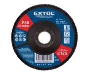Disc abraziv corindon, EXTOL PREMIUM, 8803473, O125mm, P60