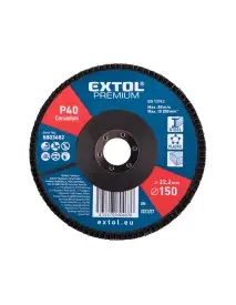Corundum flap disc, 150mm, 8803482, O150mm, P40
