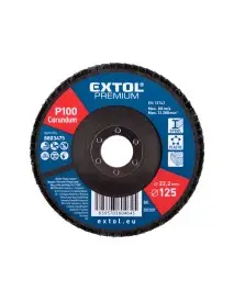 Disc lamelar corindon, EXTOL PREMIUM, 8803475, O125mm, P100