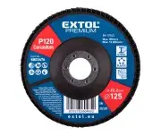 Disc lamelar corindon, EXTOL PREMIUM, 8803476, O125mm, P120