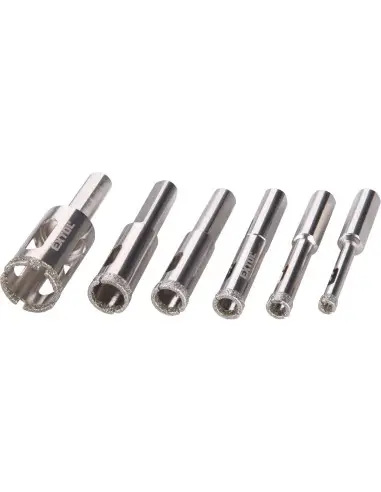 Set 6 piese burghiu diamantat, EXTOL PREMIUM, 8801975, taiere umeda, 6-20mm