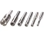 Set 6 piese burghiu diamantat, EXTOL PREMIUM, 8801975, taiere umeda, 6-20mm