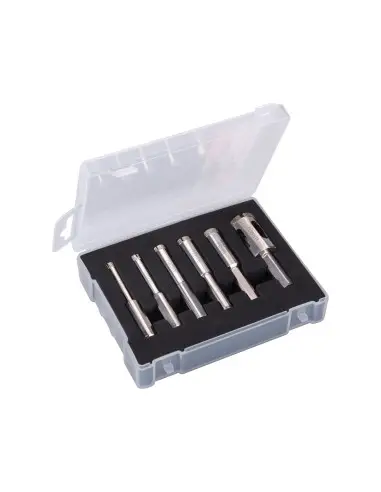 Set 6 piese burghiu diamantat, EXTOL PREMIUM, 8801975, taiere umeda, 6-20mm