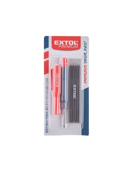 Creion adancime 2,8mm, EXTOL PREMIUM, 8853007, HB, cu etui Creion adancime 2,8mm, EXTOL PREMIUM, 8853007, HB, cu etui