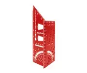 ALU alloy 3D, 215x72x63mm, 4784104, aluminiu anodizat