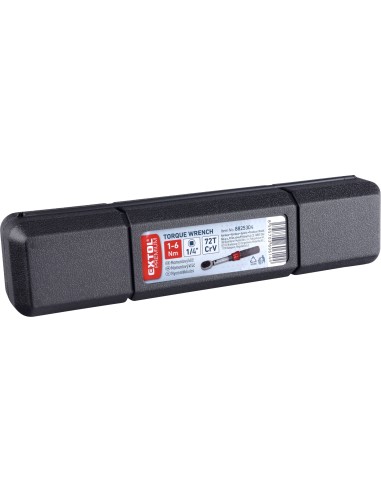 Cheie dinamometrica 1/4", EXTOL PREMIUM, 8825304, CrV, 1-6Nm
