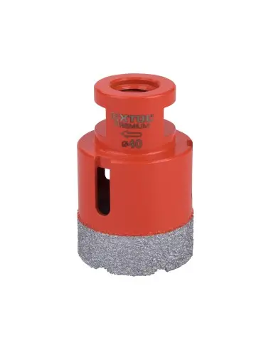 Burghiu diamantat, EXTOL PREMIUM, 8801870, 40mm, filet M14