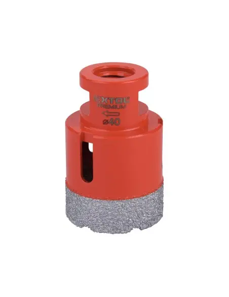 Burghiu diamantat, EXTOL PREMIUM, 8801870, 40mm, filet M14