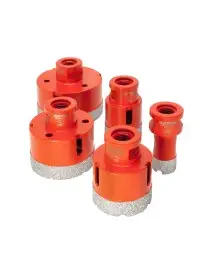 Set 5 piese burghiu diamant, EXTOL PREMIUM, 8802995, filet M14, 20-68mm