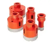 Set 5 piese burghiu diamant, EXTOL PREMIUM, 8802995, filet M14, 20-68mm
