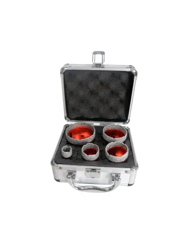 Set 5 piese burghiu diamant, EXTOL PREMIUM, 8802995, filet M14, 20-68mm