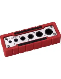 Șablon de ghidare, EXTOL PREMIUM, 8801920, 2-12mm, inox-plastic