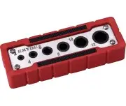 Drillblock, EXTOL PREMIUM, 8801920, 2-12mm, inox-plastic